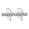 Return Grain Elevator Chain fits John Deere 9560/9650/9660/9750/9760/9860 STS (AH148021)